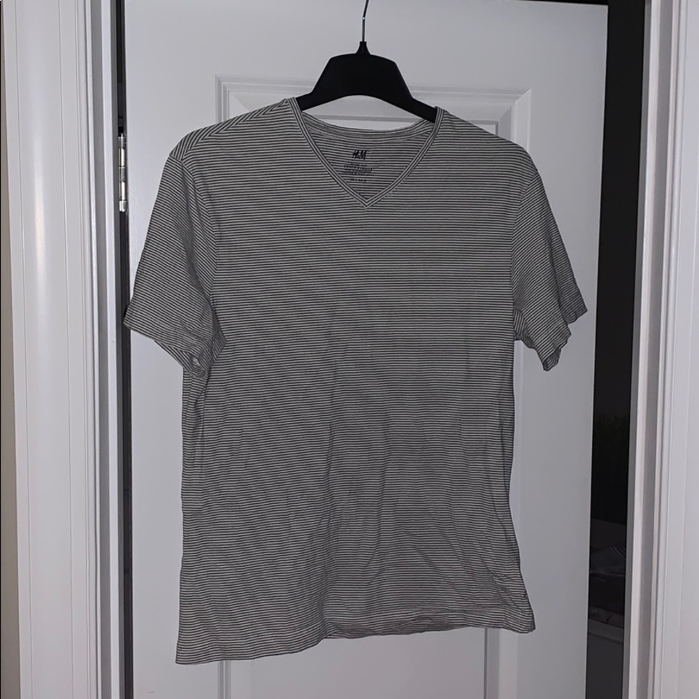 Black & White Striped H&M Shirt